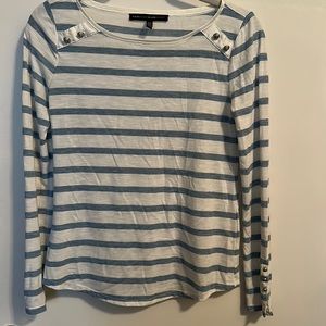 Long sleeve White House Black Market XS blouse with embellishment